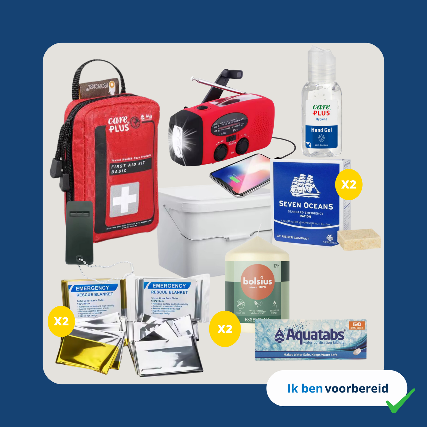 Basis Noodpakket in Emmer