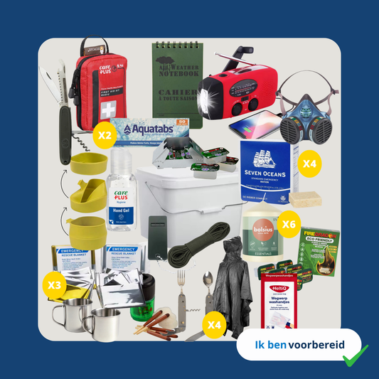 Compleet noodpakket in emmer large